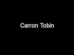 Carron Tobin