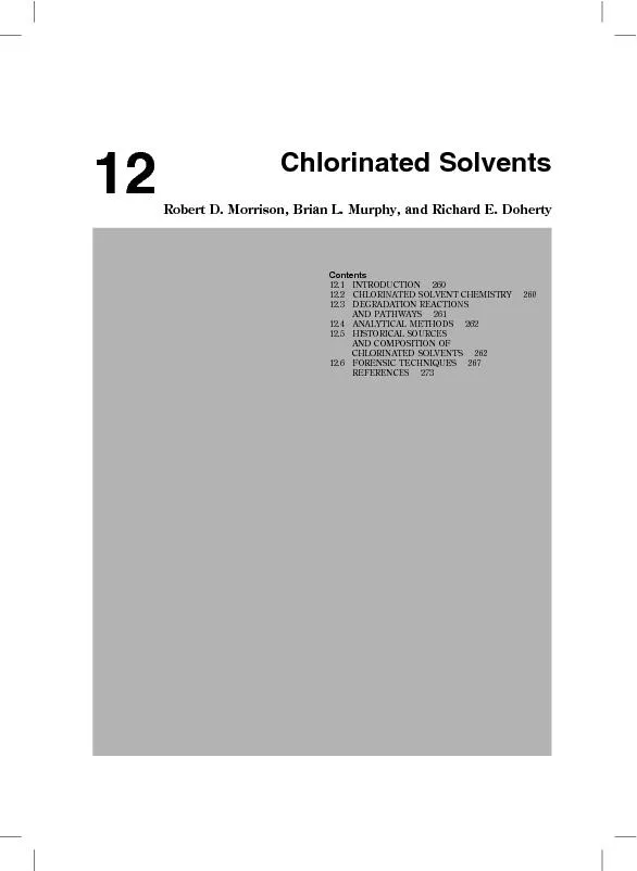 ChlorinatedSolvents