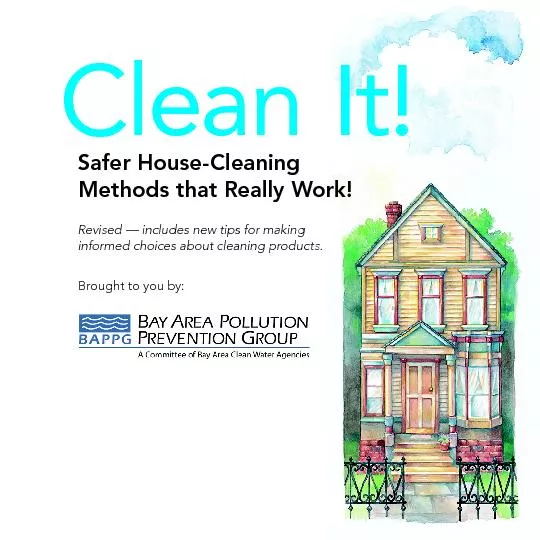 Safer House-CleaningMethods that Really Work! Revised — includes