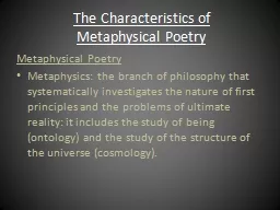 The Characteristics of