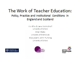 The Work of Teacher Education: