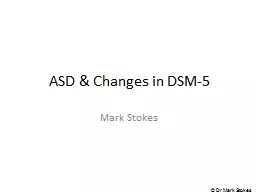 ASD & Changes in DSM-5