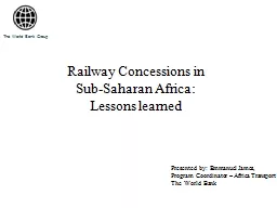 Railway Concessions
