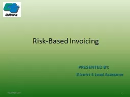 Risk-Based Invoicing