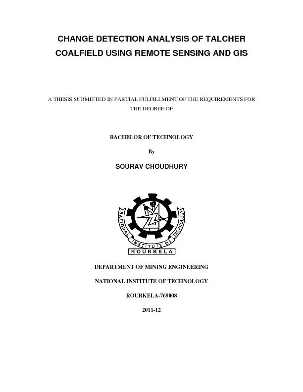 A THESIS SUBMITTED IN PARTIAL FULFILLMENT OF THE REQUIREMENTS FOR THE