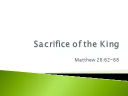 Sacrifice of the King