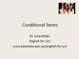 Conditional forms