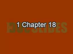 1 Chapter 18