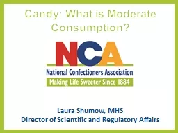 Candy: What is Moderate Consumption