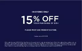 INSTORES ONLY   OFF YOUR PURCHASE OF  Oer valid through  at Gap Factory Stores in the U