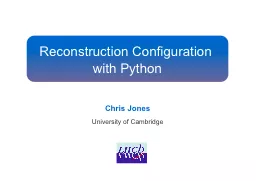 Reconstruction Configuration with Python