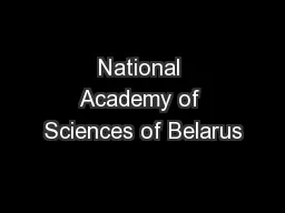 National Academy of Sciences of Belarus