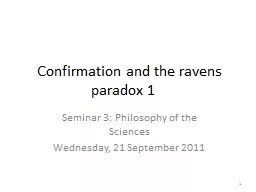 Confirmation and the ravens