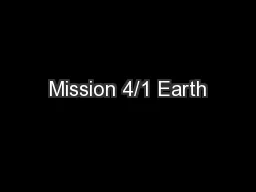 Mission 4/1 Earth