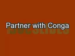 Partner with Conga