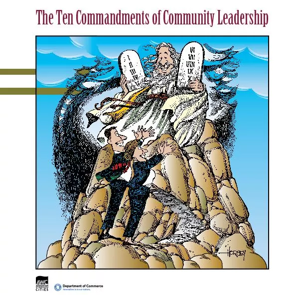 The Ten Commandments of Community LeadershipBy Maury Forman and Michel