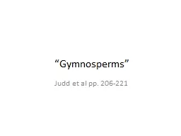 “Gymnosperms”