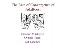 The Rate of Convergence of