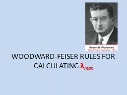 WOODWARD-FEISER RULES FOR CALCULATING