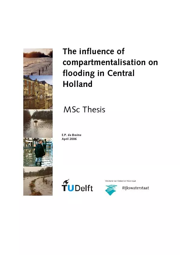 The influence of compartmentalisation on flooding in Central Holland