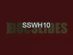 SSWH10
