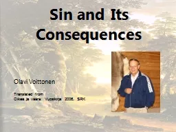 1 Sin and Its Consequences