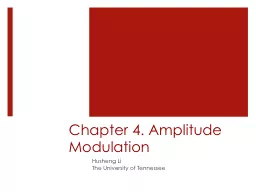 Chapter 4. Amplitude Modulation