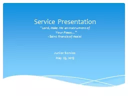 Service Presentation