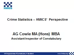 Crime Statistics – HMICS’ Perspective