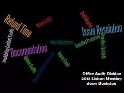 1 Office Audit Division