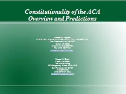 Constitutionality of the