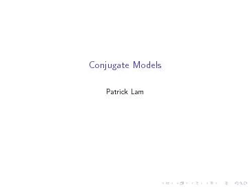 ConjugateModels