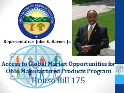 Access to Global Market Opportunities for Ohio Manufactured