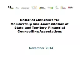 National Standards for