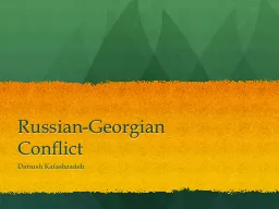 Russian-Georgian Conflict