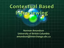 Contextual Based Interviewing