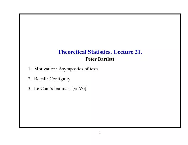 TheoreticalStatistics.Lecture21.