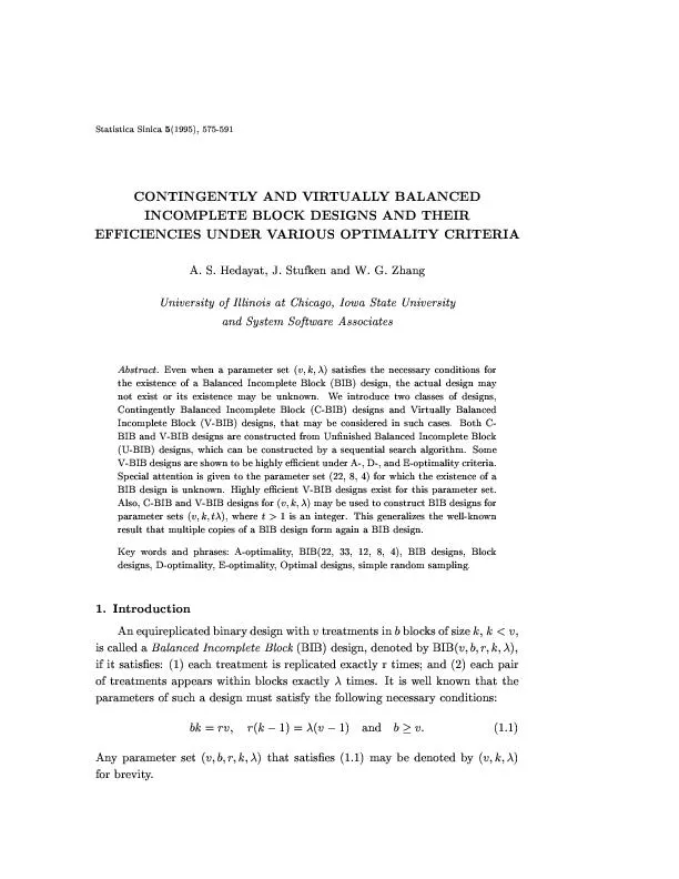 StatisticaSinica(1995),575-591A.S.Hedaat,J.StufkenandW.G.ZhangIllinois
