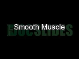 Smooth Muscle