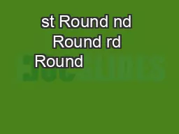 St Round nd Round rd Round                                                      