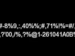 567#-0%#-8%9,:,40%%;#,71%!%=#/,-%%&#x 2 0;/,?'00,/%,?%@1-261041A0B%C'D