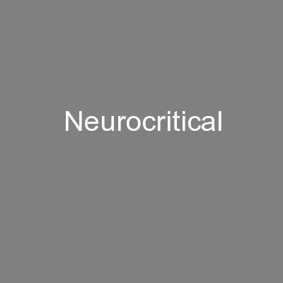 Neurocritical