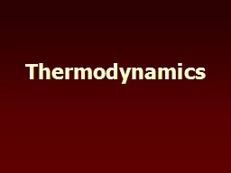 Thermodynamics