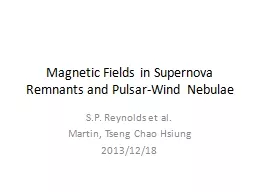 Magnetic Fields in Supernova Remnants and Pulsar-Wind Nebul