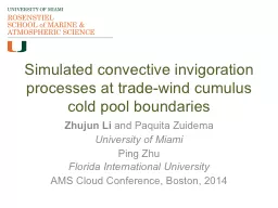 Simulated convective invigoration processes at trade-wind c