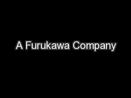 A Furukawa Company