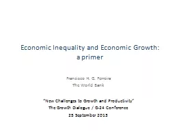 Economic Inequality and Economic Growth: