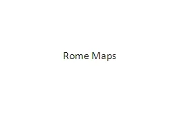 Rome Maps