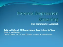 Parental Depression Screening