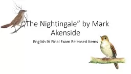 “The Nightingale” by Mark
